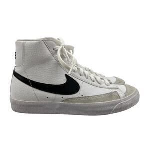 Nike Youth 5.5 Shoes White Black Blazer Mid '77 Lace Up Sneakers DA4086-100